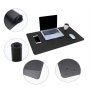 Tuff-luv Ultra Thin Mega Desk Pad Mat For Home & Office Large 40CMX80CM - Black