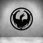 Dragon Circle - Rust Coat L 400 X H 400MM