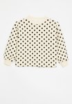 PoP Candy Polka Dot Sweat Top - Ecru & White