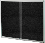 Parrot Display Case Pinning Board 1200 900MM Black