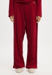 Cotton On Pointelle Rib Pants - Deep Red