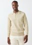 Quarter Placket Ribbed Jumper