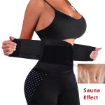 Adjustable Sweat-enhancing Waist Trainer Belt - Nylon Magic Tape Closure Hand Wash Only - Professional Medical Grade