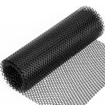 Plastic Chicken Wire Fencing 12" X 10FT Black Chicken Wire Mesh Fence Poultry Netting For Crafts Plastic Garden Fencing Floral