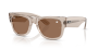 - Mega Wayfarer - Transparent Light Brown/light Violet - Size 51