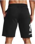 Men's Ua Rival Fleece Big Logo Shorts - BLACK-001 XS