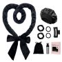 No Heat Overnight Hair Curlers For Women 70 Soft Headband Wrapleopard Print
