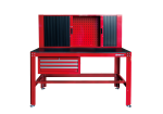 Workbench 3 Drawer Chest & Wall Cabinets