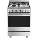 Smeg 60CM Concert Gas-electric Stainless Steel Cooker SSA60MX2