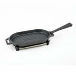 Ooni Cast Iron Grizzler Pan With Stainless Steel Trivet Base