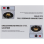 SCE Single Burner Stainless Steel Gas Stove