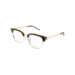Optical Frame Unisex Havana Gold Transparent Sl 649 F-002 - Havana