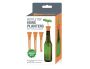Kikkerland Terracotta Bottle Top Self-watering Herb Planters - Set Of 3