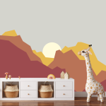 Desert Sunset Wallpaper - 1.2M Wide X 3M High Non-adhesive Requires Wallpaper Glue