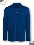 Plus Size Men's Solid Long Sleeve Golf Shirts With Buttons Comfy Stretchable Casual Tops Men's Clothing