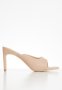 Iman Square Toe Mule Heel - Blush