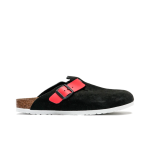 Birkenstock Boston Vl Bf Black red - 9.5