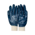 Pioneer Nitrile Coated Blue Knit Wrist Gloves G039