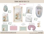 Cot Duvet Bedding Bunny And Butterfly Set