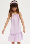 Cotton On Hallie Tiered Dress - Lilac Drop