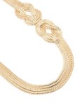 Goldair Gold Snake Chain Knot Belt