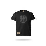 Kids T-Shirt Bevel Print - Black - 11-12