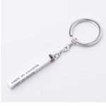 Milani Personalized Bar Keyring Stainless Steel Ready In 3 Days