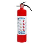 1 Pack Abc Dry Chemical Fire Extinguisher 2.5 Lb 1A:10B:C Rating For Home Car Boat Quick Release Handle Compact & Portable Dry P