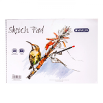 Sketch Pad A3L 40 Leaves Side Spiral Marlin Pack Of 5 Books