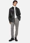 Slim Fit Trousers - Grey Checked