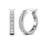 DESTINY Josie Hoop Necklace With Swarovski Crystals