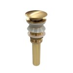Siemens B Series - Brushed Gold Basin Pop Up Plug Unslotted