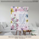 Fleece Blanket Daisie Ellie Elephant Dogtertjies Is