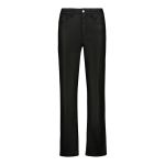 Coated High Rise Straight Leg Jeans