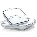 Broart 2PC Square Casserole - Plain