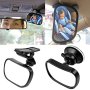 Kobwa Baby Car Mirror Rear Facing - View Infant/toddler In Back Seat - Shatter-proof Safety - New Sucktion Cup On Windshield Or Clip On