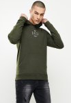 Myers Regular Fit Pullover Hoodie - Dark Moss
