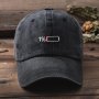 Men's Washed Printed Baseball Cap