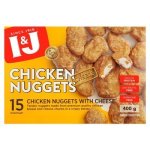I&j Chicken Nuggets With Cheese 400G