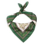GREE N Links Print Silky Scarf