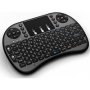 KBD-ZW-51009-BLK Wireless MINI Keyboard With Touchpad Black