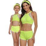 Matching Mom Or Daughter Green Neon Two-piece Bikini - XL
