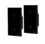 Smart Wifi Light Switch - 2 Gang Google Home & Amazon Alexa - Black