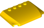 Parts Wedge 4 X 6 X 2 3 Triple Curved 52031 - Yellow