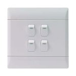 Electrical 4 Lever Wall Switch