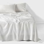 Linen House Surf Wash 400 Thread Count Flat Sheets
