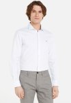 Tommy Hilfiger Cl-w Dobby Print Sf Shirt - White & Light Blue