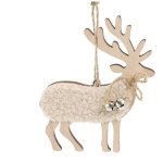 Reindeer - Wooden - Natural