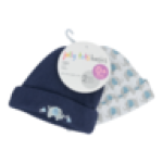 Newborn Basics Baby Caps 2-PACK Design May Vary