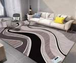 Smte 200CM By 150CM Modern 3D Design Area 4 Rug & Complementary Iywa Tieback With Keychain